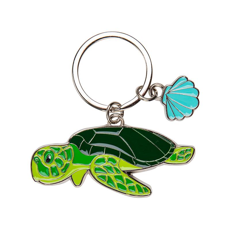 Key Ring Shaped Sea Turtle